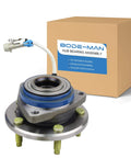 Front wheel hub bearing assembly single pack for Chevy Impala Monte Carlo Buick LaCrosse Cadillac DTS, shown with packaging