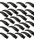 24 piece Badass Punk Rock Cat Claw Studs And Screwback Spikes With Matching Screws in gun black metal for DIY fashion