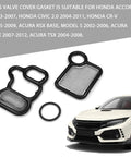 VVT VTEC Solenoid Gasket And Valve Cover Set With Spool Valve Filter Screen For 2002 2015 Honda Civic Accord CRV Element