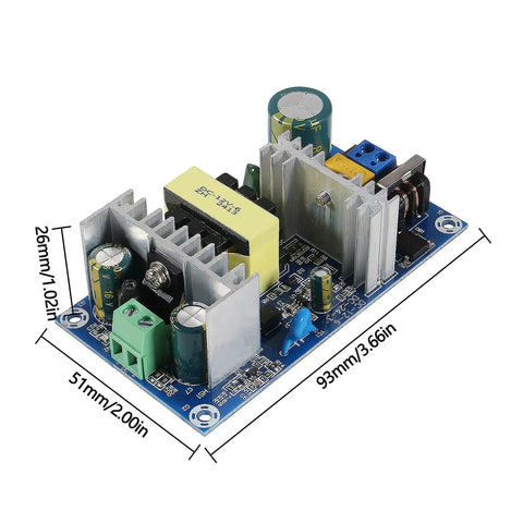 AC To DC Isolated Power Supply Module Converts 110 To 245V To 12V DC Output 6A 70W With Peak 8A Heavy Duty Protection