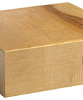 Heavy Hitter Four Station Workshop Workbench With Locker Base Setup Fresh Maple Butcher Block Top Gray Steel Frame Built Like A Tank For Schools And Shops No Vises Attached - close-up of maple butcher block surface