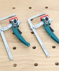 Beefy And Stable Bench Dog Hole Clamps For Woodworking Tables And Workbenches Steel Table Clamps With Ratchet Lock And Quick Release