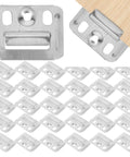 100 Piece Stainless Steel Wall Panel Clamps Buckles Fixing Kit with visible clamps for furniture hardware and home hanging.