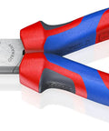 Pro Grade Long Nose Pliers With Cutter Six And A Quarter Inch Multi Component Tool For Fine Detail Work With Extend Comfort Handles