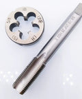 Left Hand 5/8-18 UNF HSS Tap And Die Set For Fine Threading, Includes Long Tap 101mm And Die 38mm, Durable High Speed Steel