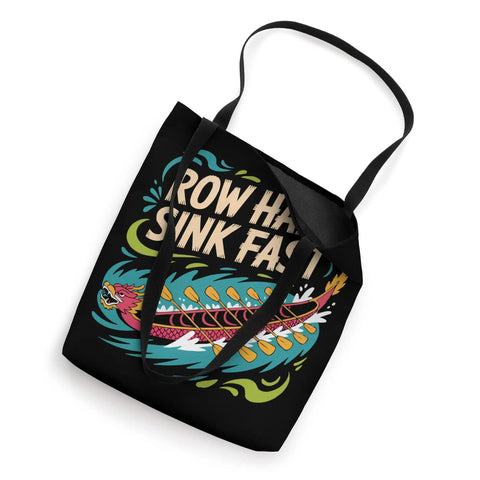 Dragon Boat Racing Tote Bag For Paddling Enthusiasts And Dragonboating Fans Great For Practice And Dragon Boat Festivals design