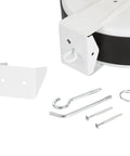 Built Tough 30 Foot Cord Reel With Triple Tap Outlet And Inline Circuit Breaker 13 Amp 125 250 Volt 120 Volt 60 Hz steel mount accessories