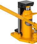 Heavy Duty Toe Jack Lift Hydraulic Tool For Cars And Trucks, Air Hydraulic Toe Jack With 5 To 10 Ton Capacity, Yellow Finish