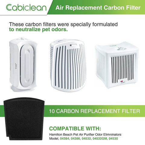 Premium Carbon Filter Replacement For TrueAir Pet Odor Purifier 04234G Compatible With 04384 04386 04532GM 6 Pack shown