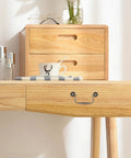 Wooden drawer with Vintage Zinc Alloy Cabinet Pull Set, 4pc Retro Drawer and Door Handles for Furniture, Antique Bronze Finish