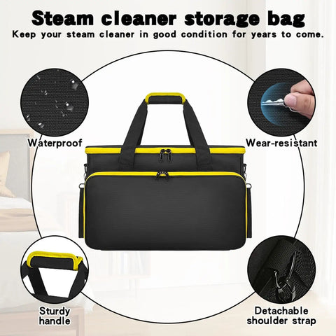 Heavy Duty Steam Cleaner Storage Tote With Flexible Slots For Holding Every Wand Filter And Spray Nozzle Keeping Your Deep Clean Setup Slick And Fully Loaded Before You Hit The Road, waterproof and wear-resistant.