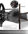 Heavy Duty 1500 Watt Electric Rebar Bending Machine For Concrete Construction Projects showing angle bending from 0-130° for 4-16mm rods.
