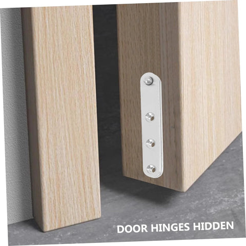 Hidden 360 Degree Pivot Hinges For Cabinets And Doors Stainless Steel Easy Install No Visible Hardware Concealed Doors shown in use