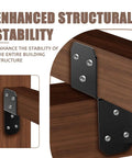 Joist Anchor Connector For 2x4 Posts Black Post Caps Tie Bracket Pergola Brackets Header Hanger Post To Beam Connectors