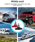 Beefy Heavy Duty Car Battery Junction Posts Block For 12V Systems, Single Stud Power Distribution Block, Insulated Auto Terminals, Rugged Three Eighths Inch Posts For SUV RV Truck, Durable Stainless Steel And Copper Construction, for trucks and boats