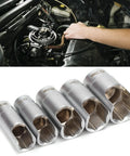 Top Notch Elbow Connector Socket Set For Car Repair That Slips In Where Regular Tools Can Not Go With 5 Sockets From 12mm To 22mm Drive Fitting Kit, 5-piece chrome sockets for engine repair