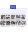 Beefed Up Stainless Steel Hex Screws Hardware Kit With Pins And Nuts M1.6 M2 M2.5 Grade 12.9 for TRX4M 1 18 RC Crawler