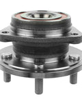 Front Wheel Hub And Bearing Assembly Direct Fit For Jeep Cherokee 1989 1999 Comanche 1990 1992 Grand Cherokee 1993 1998 Wagoneer 1990 And Wrangler 1990 1999 Ready To Go With Bearings Pre Installed Plug And Play Front Hub Repair Kit, front view