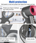 Supersonic Hair Dryer Holder For Dyson Supersonic Aluminum Alloy Bathroom Organizer Bracket With Cable Storage