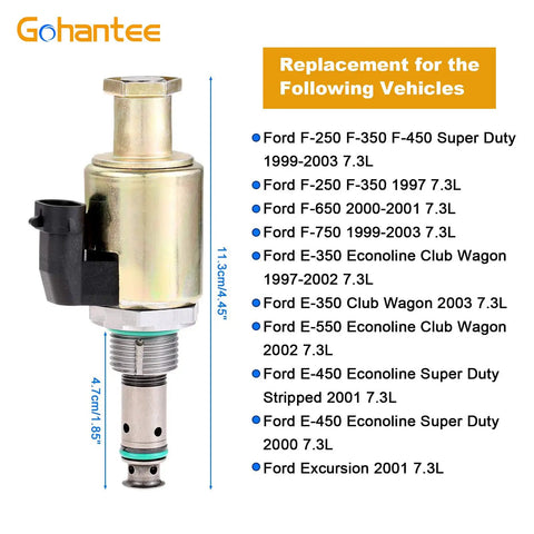 7 3 Powerstroke Injector Pressure Regulator IPR Valve With ICP Sensor And Pigtail Connector For Ford diesel trucks image