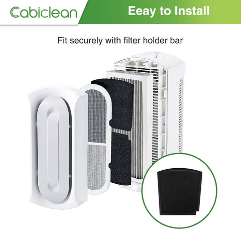 Premium Carbon Filter Replacement For TrueAir Pet Odor Purifier 04234G Compatible With 04384 04386 04532GM components shown