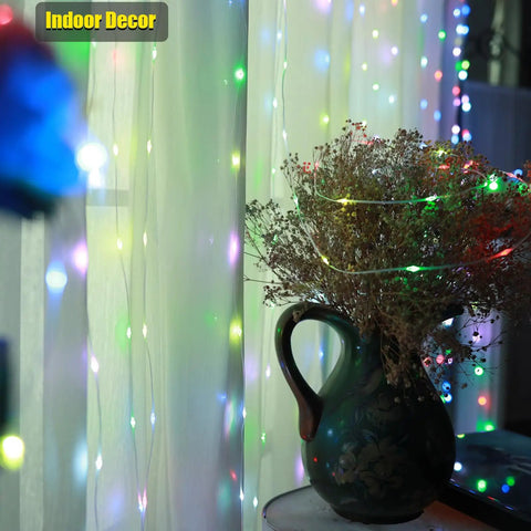 66ft Waterproof LED Rope Lights With Remote Color Changing Fairy String Lights 16 Colors Indoors