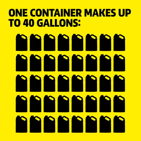 One container visual, showcases All Purpose Pressure Washer Detergent That Powers Through Dirt And Grime On Fences Siding Patios Driveways