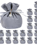 Plush Gift Bags 20 Pack For Candy Packaging And Party Supplies Ideal For Wedding Planners And Event Organizers Drawstring Closures