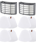 Four Plus Two Pack Replacement Filters For Navigator Lift Away Vacuums Fits NV350 NV351 NV352 NV355 NV356E NV360 UV440 UV540 CU500 XFF350 XHF350 Easy Install Keeps Suction Strong Premium Quality