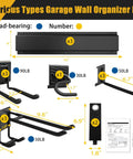 Heavy Duty Garage Wall Organizer With 700 Pound Capacity And 48 Inch Wide Wall Mount Tool Rack parts and load capacities