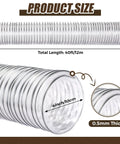 Beefy Heavy Duty 4 Inch 40 Foot PVC Dust Collection Hose For Vacuum Dust Debris And Fume Extraction Clear Flexible Hose