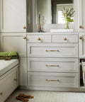 6 Pack Antique Brass Cabinet Handles Zinc Alloy Drawer Pulls For Kitchen And Furniture on white cabinet drawers