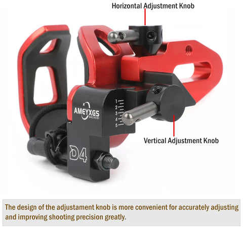 Drop Away Arrow Rest For Compound Bow Right Hand Micro Adjustable Archery Accessory Red Aluminum Quiet Operation For Hunting And Target Shooting Gear For Serious Hunters, highlighting adjustable knobs