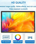 Kick Up Your Store Vibe With This 27 Inch Digital Menu Board And Bright Led Backlight Display For Restaurant Ads Commercial Signage Wall Mount Media Player Screens showing vibrant 1080p display.