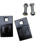 4 Pack 3 Point Auger Cutting Edges Wedges For Heavy Duty Post Hole Digger Drills shown with screws