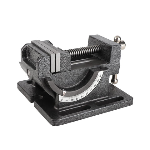 Rock Solid Heavy Duty 3 Inch Drill Press Vise With Cast Iron Frame And Hardened Steel Jaws designed for precision fab work.