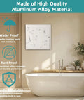 Heavy Duty 14X24 Metal Access Panel For Drywall Ceilings And Walls Rust Resistant Aluminum Frame in a modern bathroom setting.