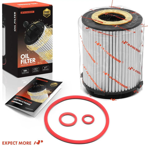 Oil Filter With 20K Miles Upgraded Protection Compatible With Mercedes-Benz Infiniti Freightliner and fitting accessories.