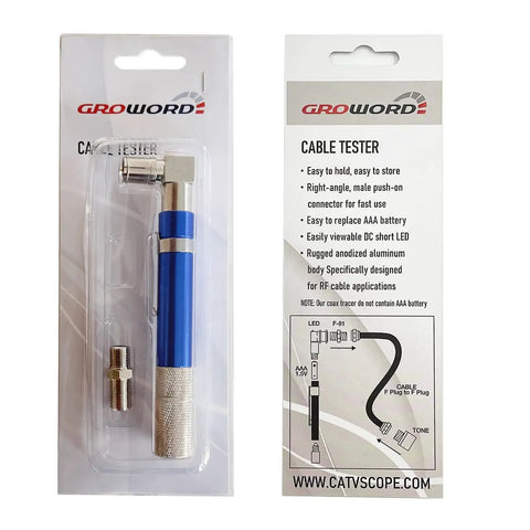 Coax Cable Finder Kit Pocket Toner And Continuity Tracer With Light And Buzzer Voltage Toner Barrel Connector Bundle packaging