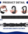 Product detail showing Magnetic Luggage Strap For Backpack And Suitcase, Heavy Duty Travel Belt With Jacket Gripper.