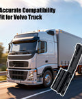 Volvo Truck Outer Door Handle Lower Linkage Rod Replacement Black Finish Built Tough For Easy Install And Long Lasting Durability Restores Smooth Door Release And Reliable Operation Across Volvo Trucks on white Volvo truck