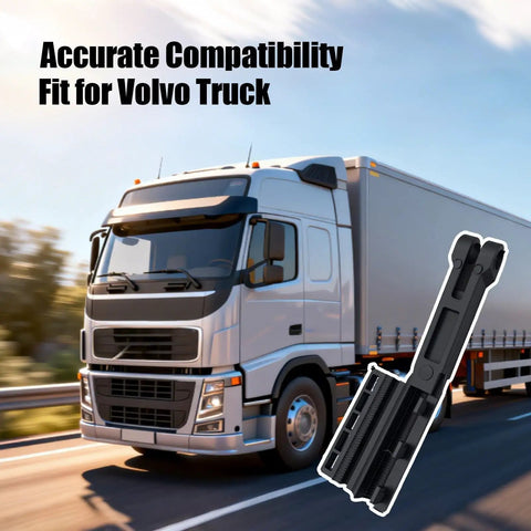 Volvo Truck Outer Door Handle Lower Linkage Rod Replacement Black Finish Built Tough For Easy Install And Long Lasting Durability Restores Smooth Door Release And Reliable Operation Across Volvo Trucks on white Volvo truck