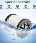 Heavy Duty HEPA Vacuum Filter For DCV581H And DCV580H 20V Max Shop Vac 2 Gallon Wet Dry Vacuum Cleaner Washable Reusable