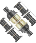 2x Front A-Arm Bushing Ball Joint Kit For Can-Am Commander 800R 2012-2020, black and gold steel bushings and ball joints