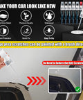 Honda Platinum White Pearl NH883P Touch Up Paint Kit demonstration with brush on car scratch
