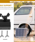 Aluminum Solar Panel Mounting Bracket For Gutter Or Roof Mounting With Universal Compatibility No Nonsense Secure Fixation