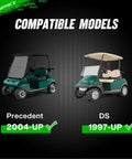 Compatible models for Club Car Clutch Drive Belt and Starter Generator Belt Kit for DS 1997 Up and Precedent 2004 Up
