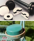 Wrought Iron Patio Furniture Feet Cap Glides For Outdoor Table And Chair Legs No Slip Floor Protectors 1.5 Inch 24 Pack