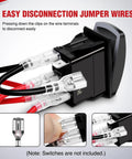 5 Pin Rocker Switch Jumper Wires Set For Automotive And ATV Console Wiring With Tin Plated Copper Terminals And 14 AWG Copper