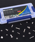 510 Piece Metric Stainless Steel Flat Head Countersunk Socket Cap Bolts And Nuts Set M3 M4 M5 With Allen Hex Drive 304 Stainless Hardware Kit